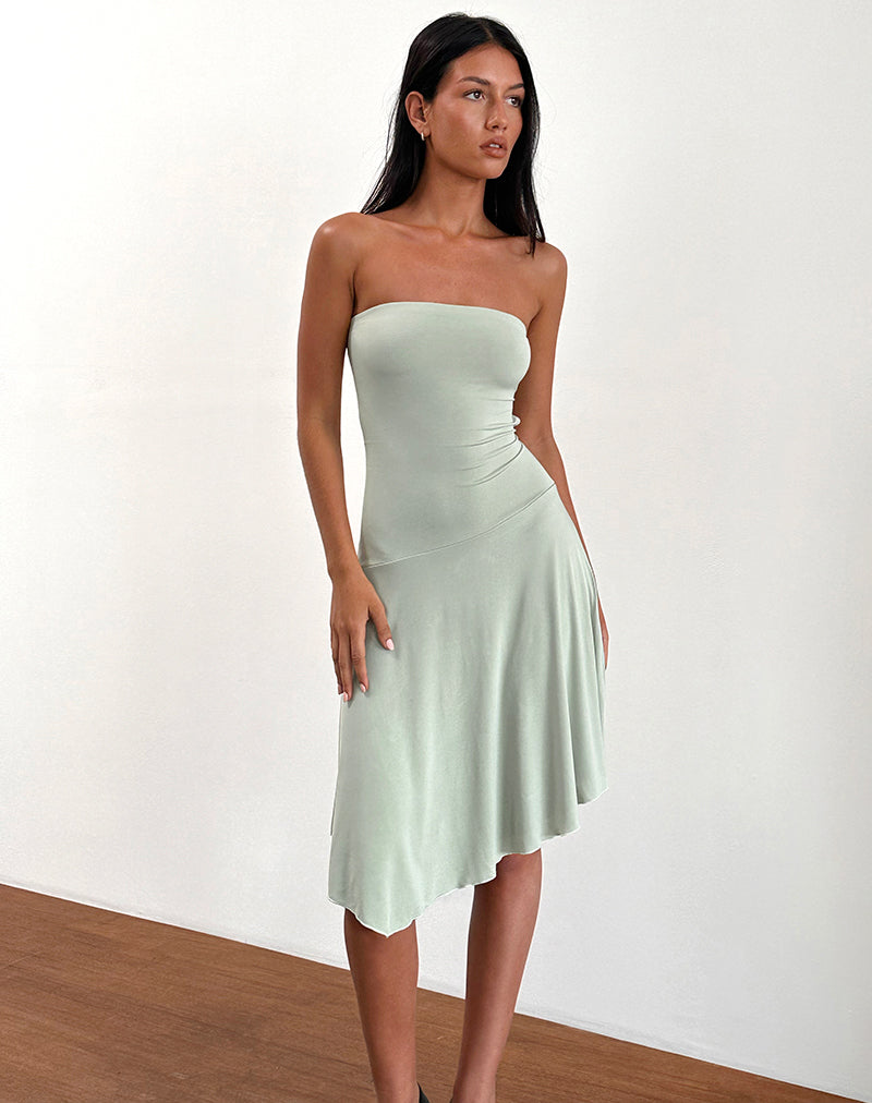 AKIRA-BANDEAU-MIDI-DRESS-SLINKY-SAGE-6