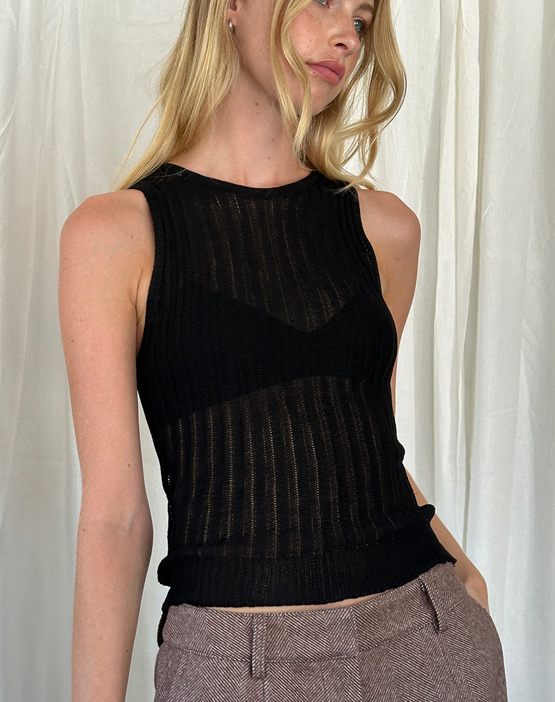 ALESSIA-TOP-WIDE-RIB-KNIT-BLACK-_-SIRKIA-TROUSER-WOOL-DARK-BROWN-_1