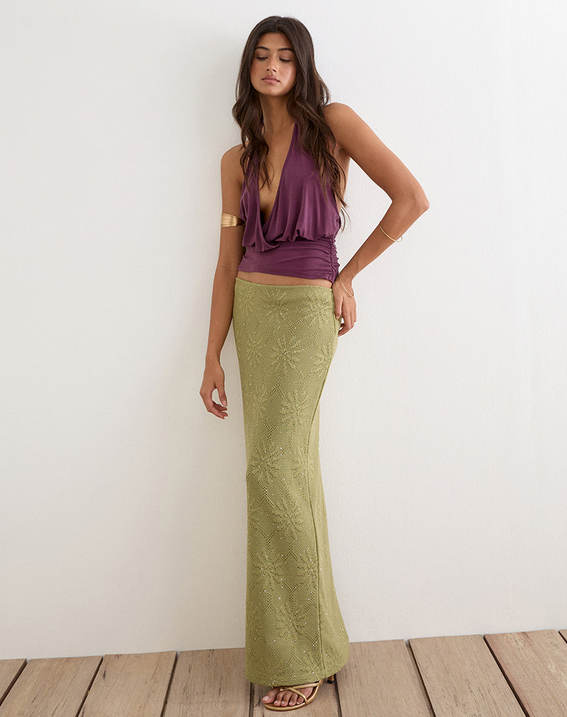 ALORIA-MAXI-SKIRT-SQN-KNIT-GREEN-31516