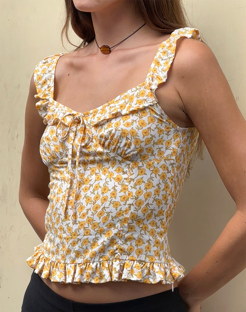 ANGELICA-TOP-YELLOW-COSMOS-GARDEN-_-ASLA-CAPRI-TROUSER-STRETCH-TAILORING-BLACK4