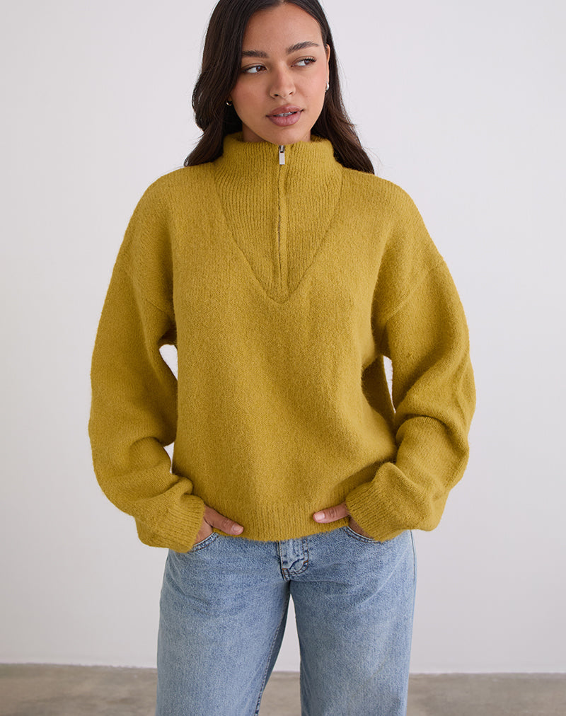 ATINE-JUMPER-OCHRE-MUSTARD-NTK5070-5112