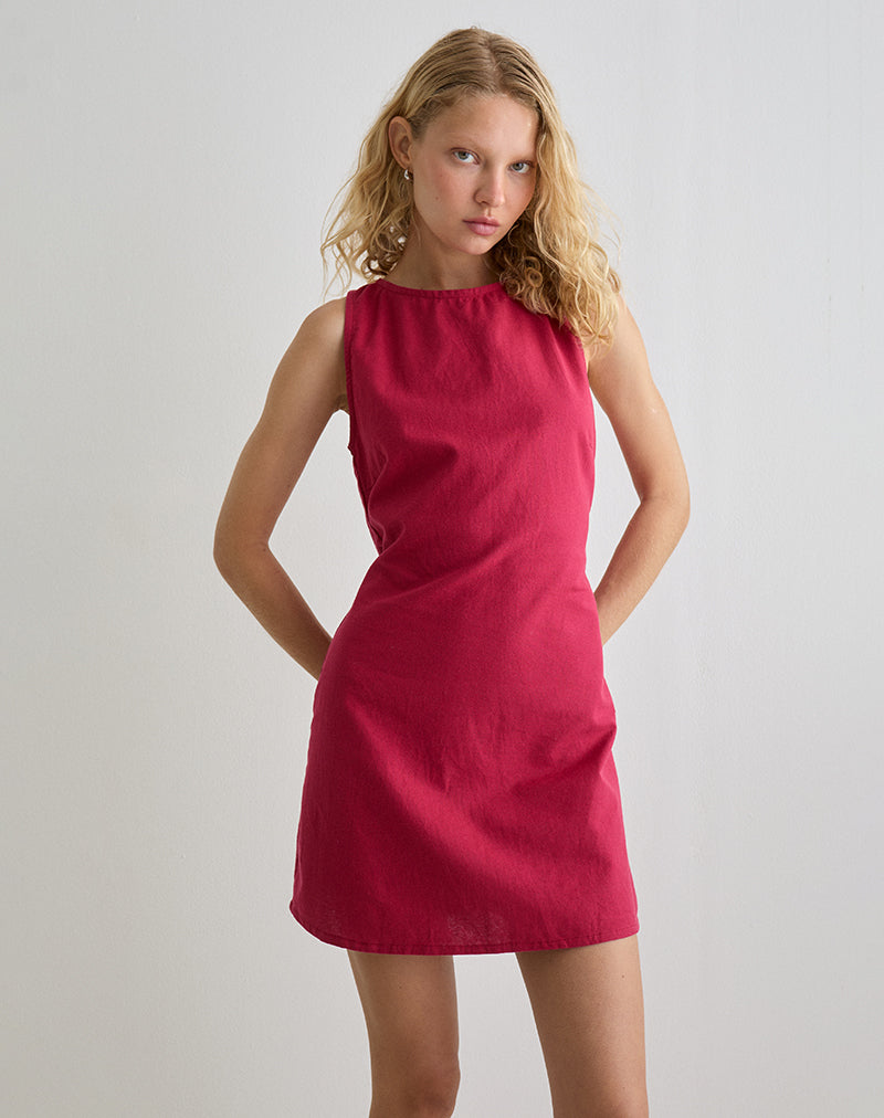 AYANA-MINI-DRESS-ADRENALINE-RED-0587