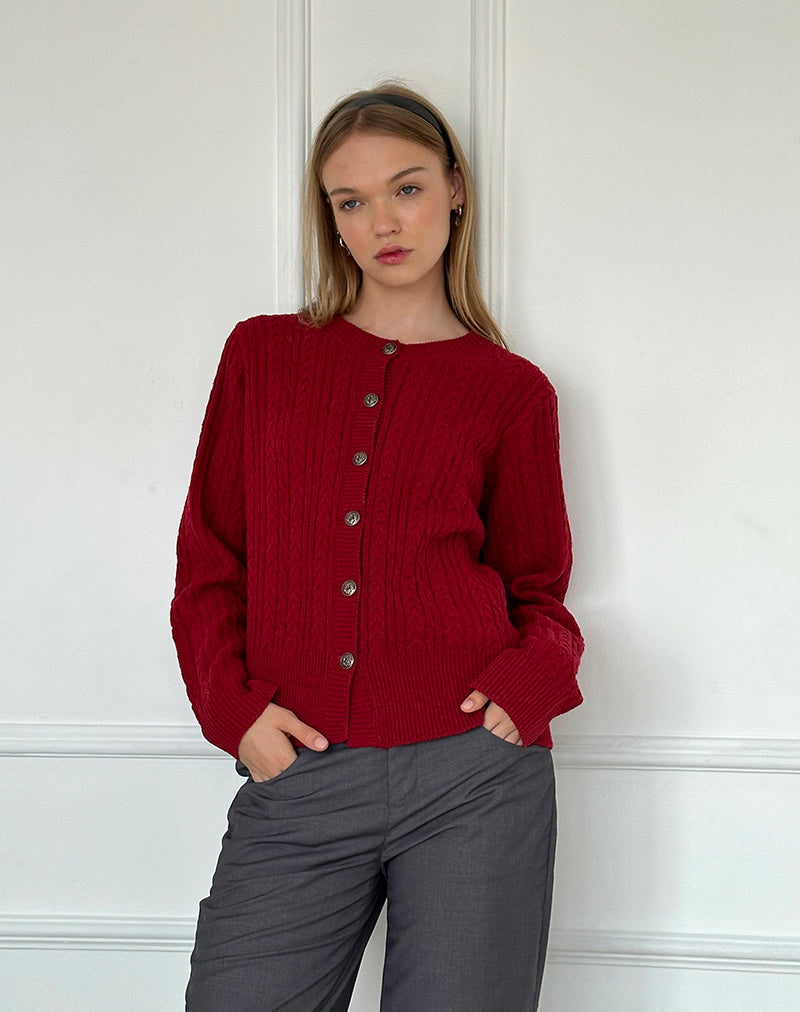 BAVANA-CARDI-DEEP-RED-_-SETYA-LONG-LINE-SHORT-CHARCOAL-_1
