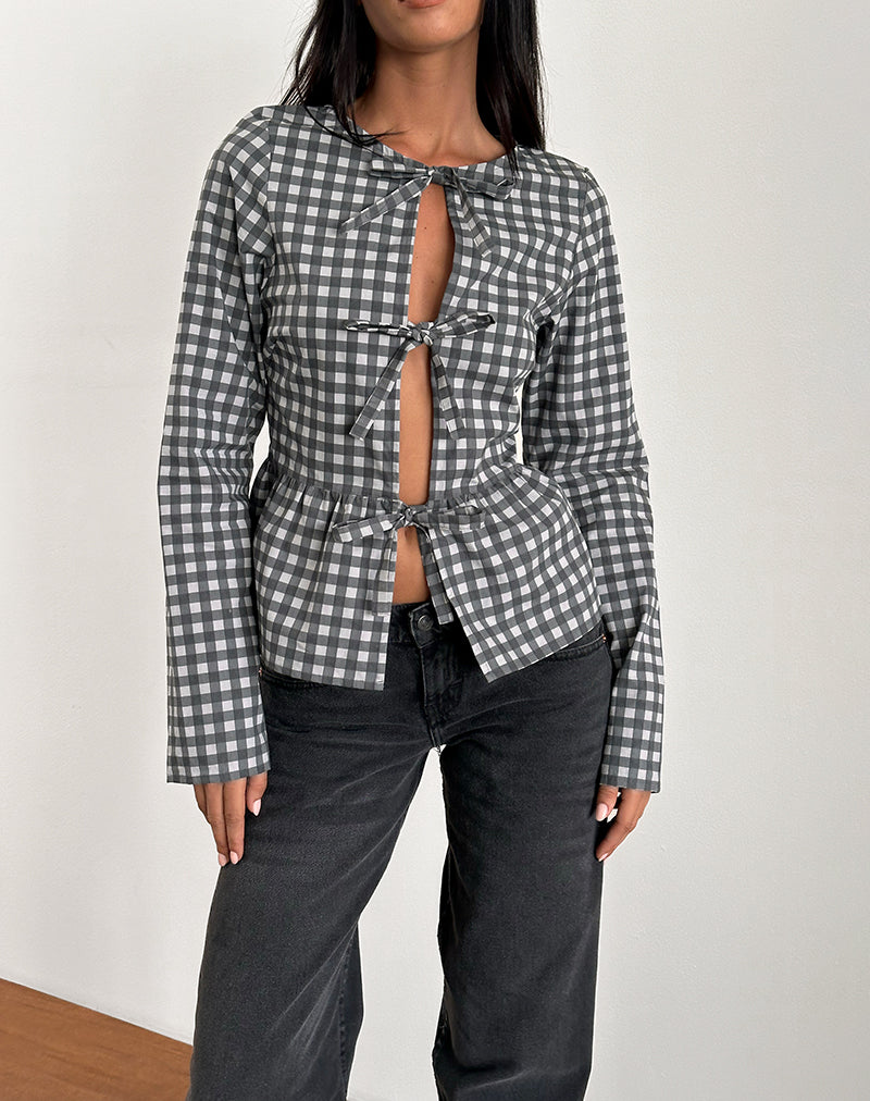 BERTARIA-LS-TOP-TONAL-GINGHAM-BLACK-GRY-8-copy