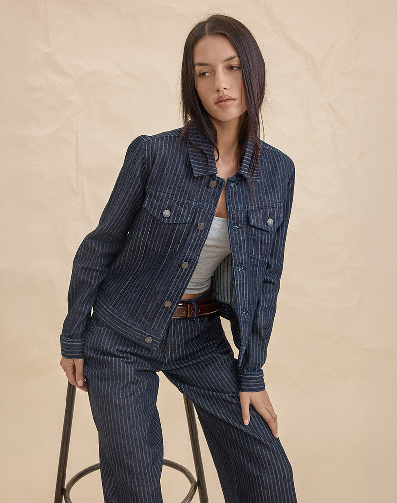 CLASSIC-DENIM-JACKET-LOW-RISE-ROOMY-STRIPE-INDIGO-Solay-Vest-Top-in-Grey-Marl27