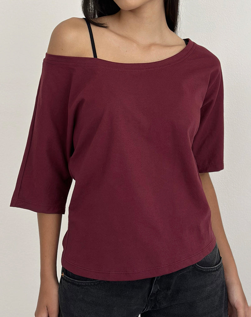 DAIMIN-OFF-SHOULDER-TOP-JRSEY-30-MAROON-_2066-copy