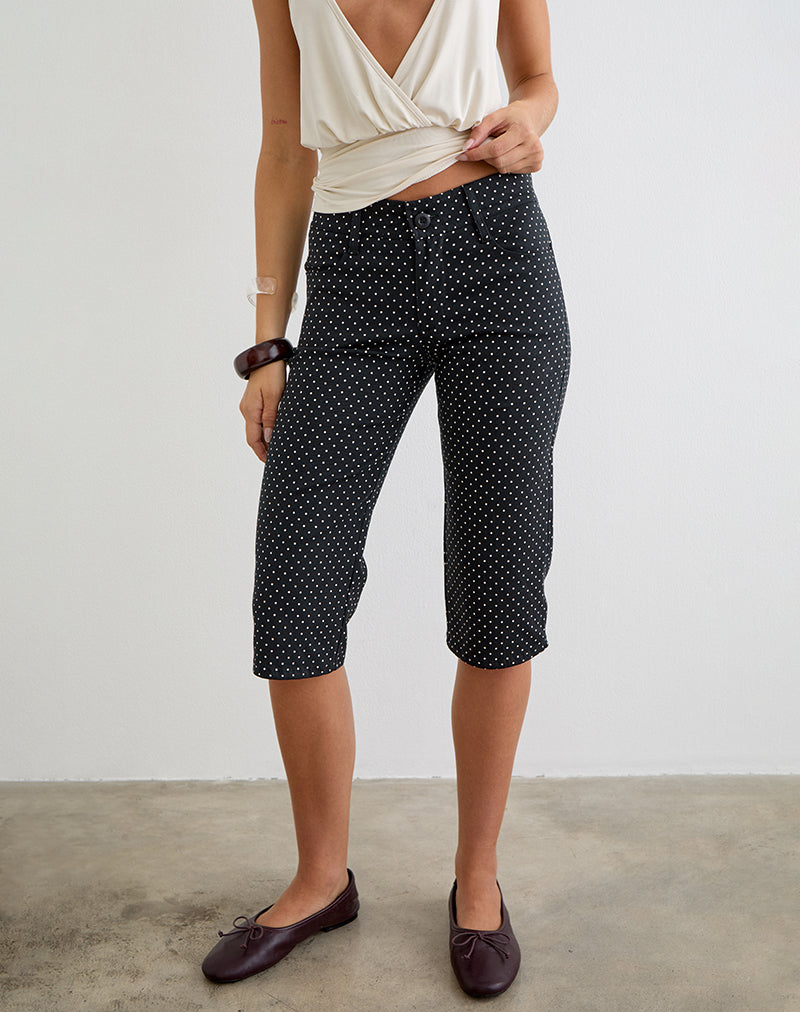 DASSAH-CAPRI-TROUSER-BLK-MCR-POLKA-WHT-24724
