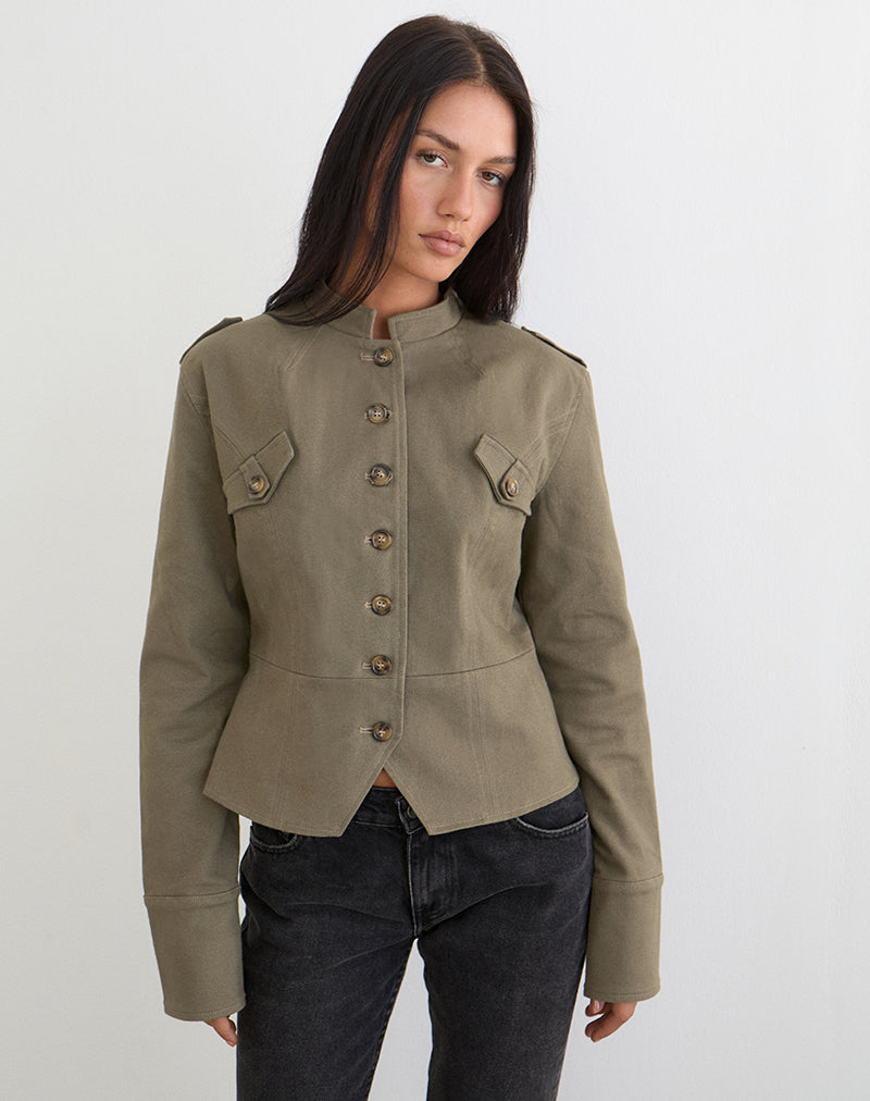 DIRANDA-MILITARY-JACKET-TWILL-KHAKI-8240