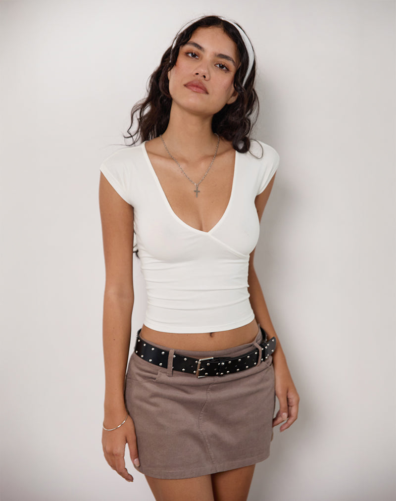 DOLORES-WRAP-TOP-R-JERSEY-IVORY-BOA-SLING-BAG-BLACK-W-BUCKLE-HAIRBAND-TEXTURED-CHIFFON-WHITE32193