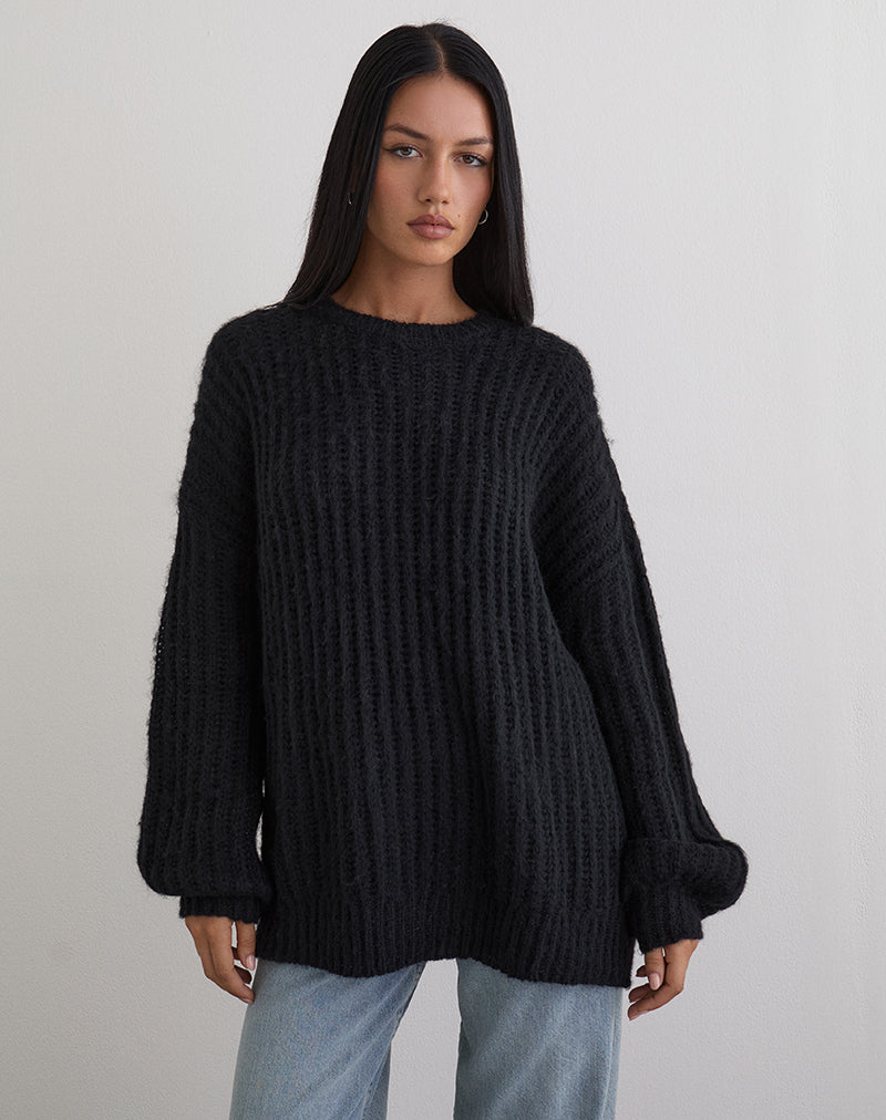 Daren-Knitted-Oversized-Jumper-in-Black-RS15150