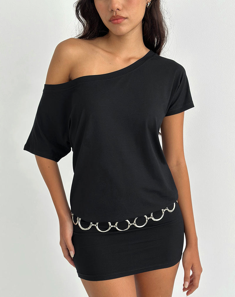 EDWINA-OFF-THE-SHOULDER-MINI-DRESS-BLACK8655-copy