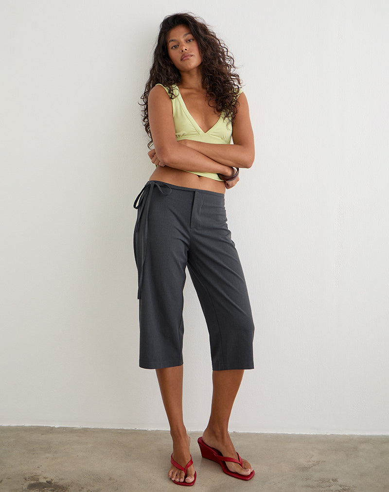EMBERLY-PLUNGE-TOP-APPLE-VIMIRA-CAPRI-TAILORING-LICORICE-44594