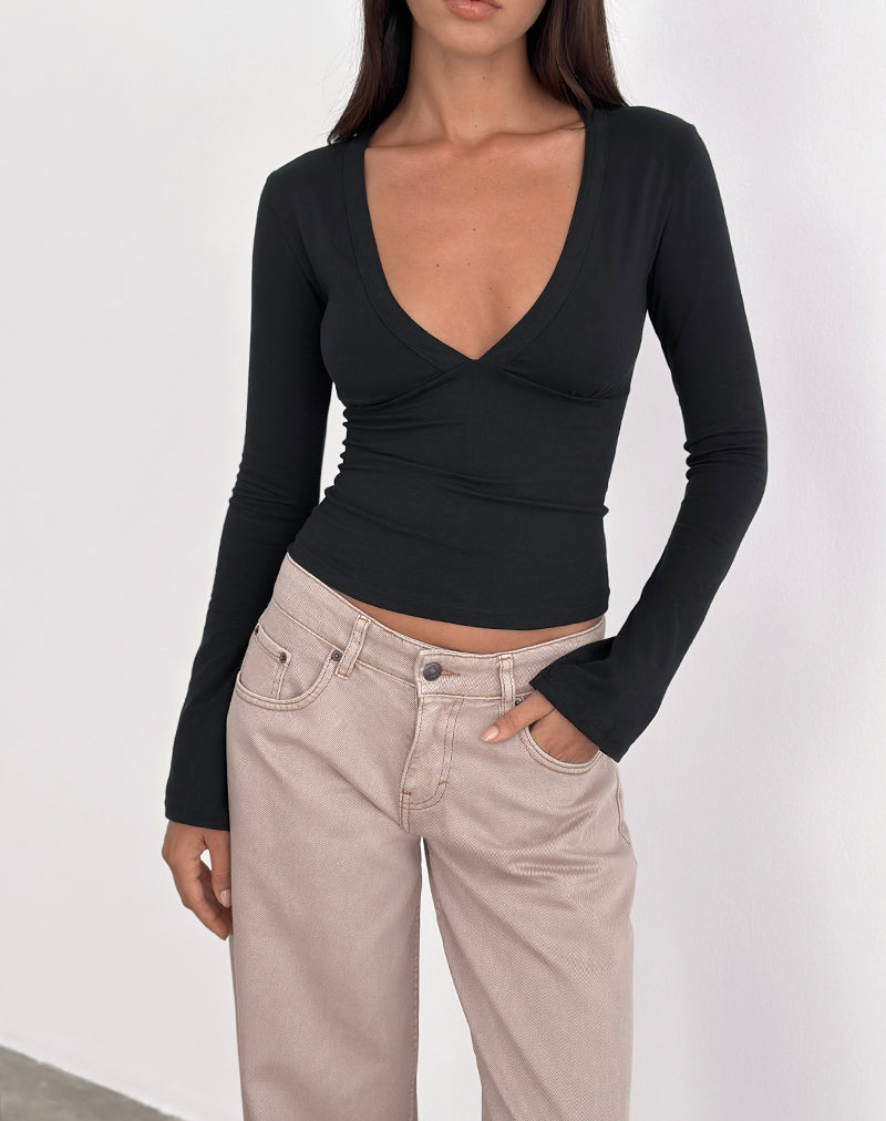 EMESY-LONG-SLEEVE-TOP-BLACK-LOW-RISE-ROOMY-PEBBLE-_9673-copy