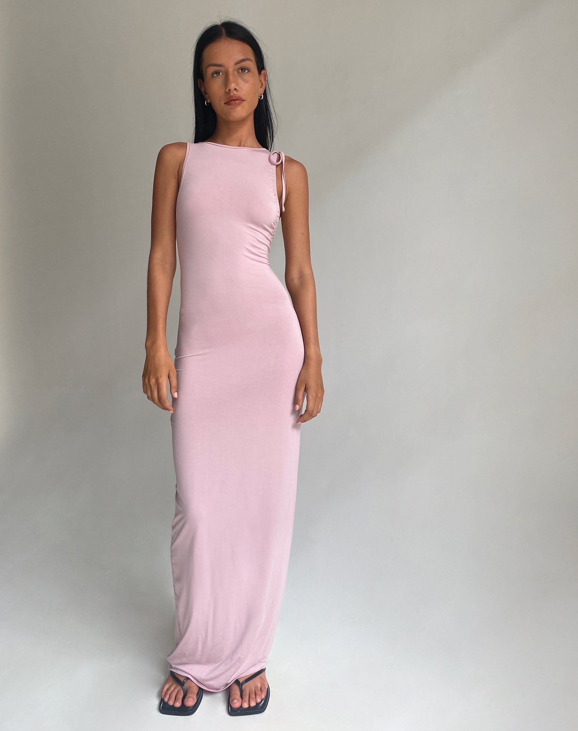Elinor-Maxi-Dress-Slinky-Baby-Pink7480