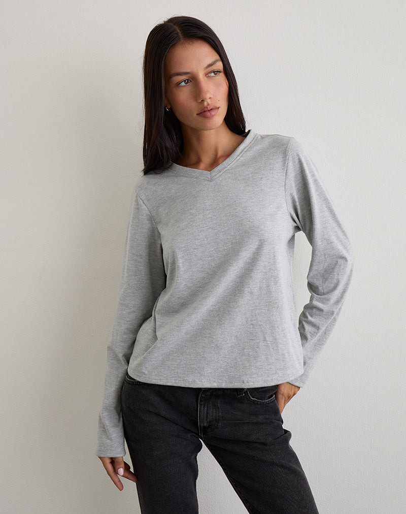 FEMAN-TOP-JERSEY-GREY-MARL-BARBARA-TOTE-BAG-TEAL-POLKA-2025-DISORGANISED-5834