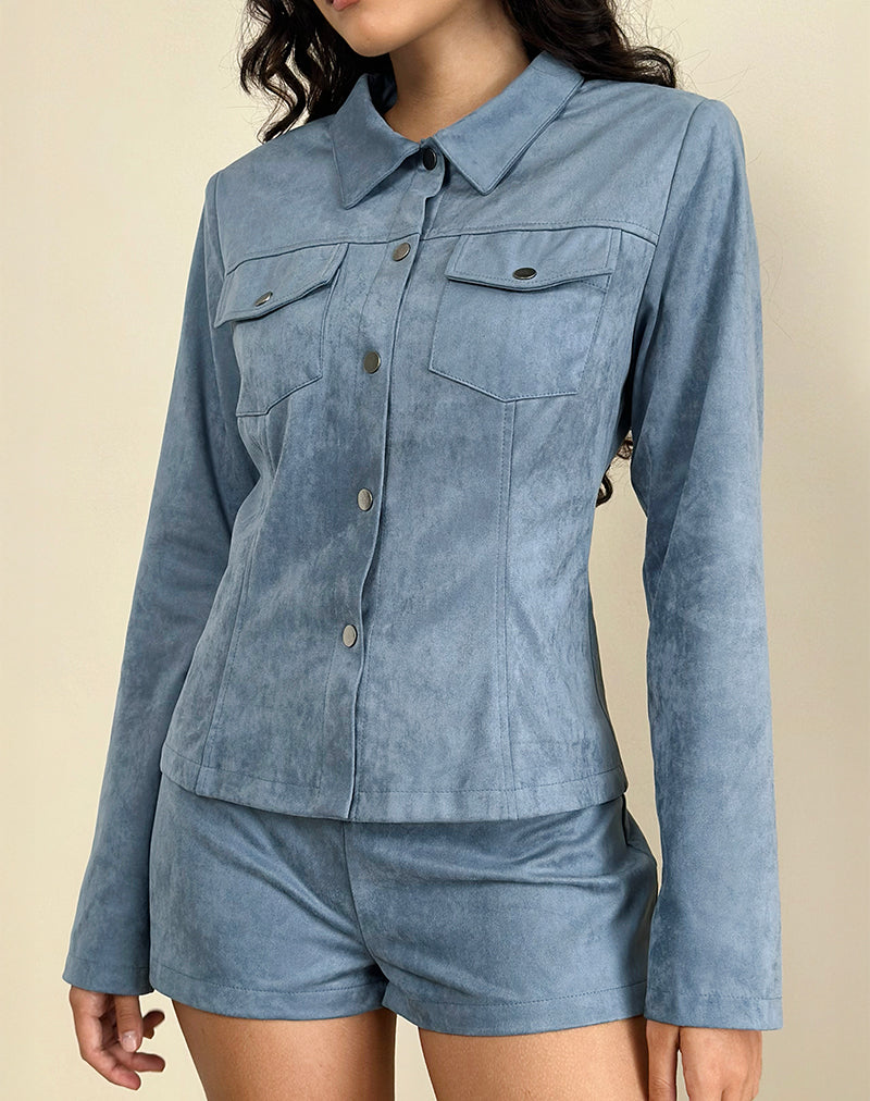 FYODORA-JACKET-SAMILA-HOTPANT-FAUX-SUEDE-BLUE_6789-2-copy