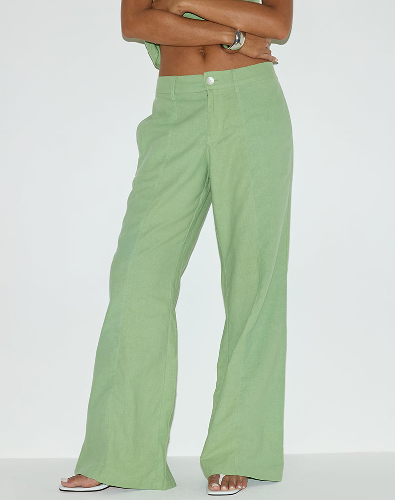 GANITA-VEST-SAUCY-TROUSER-MINTY-GREEN-HEAVY-LINEN4949