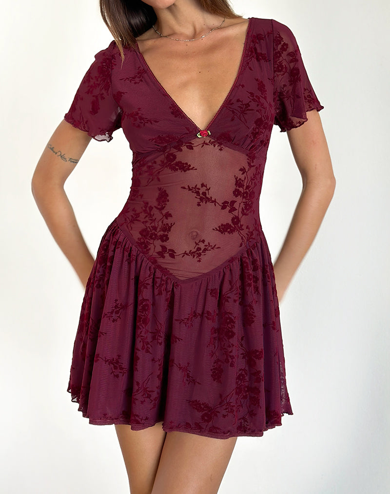 GENI-MN-DRESS-BOTANICAL-FLOWER-MAROON-79_2826