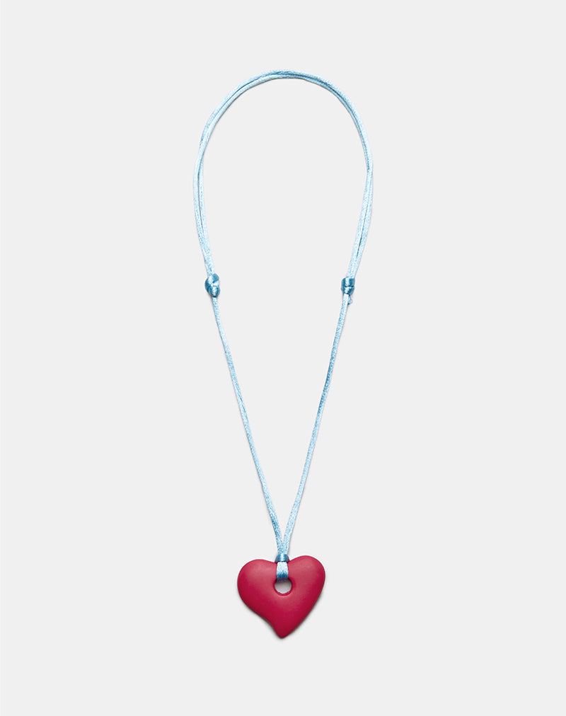 HEART-NECKLACE-RESIN-RED3R7A9703