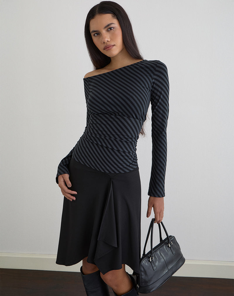 HOANG-TOP-OCEAN-STORM-OBLIQUE-STRIPE-11219