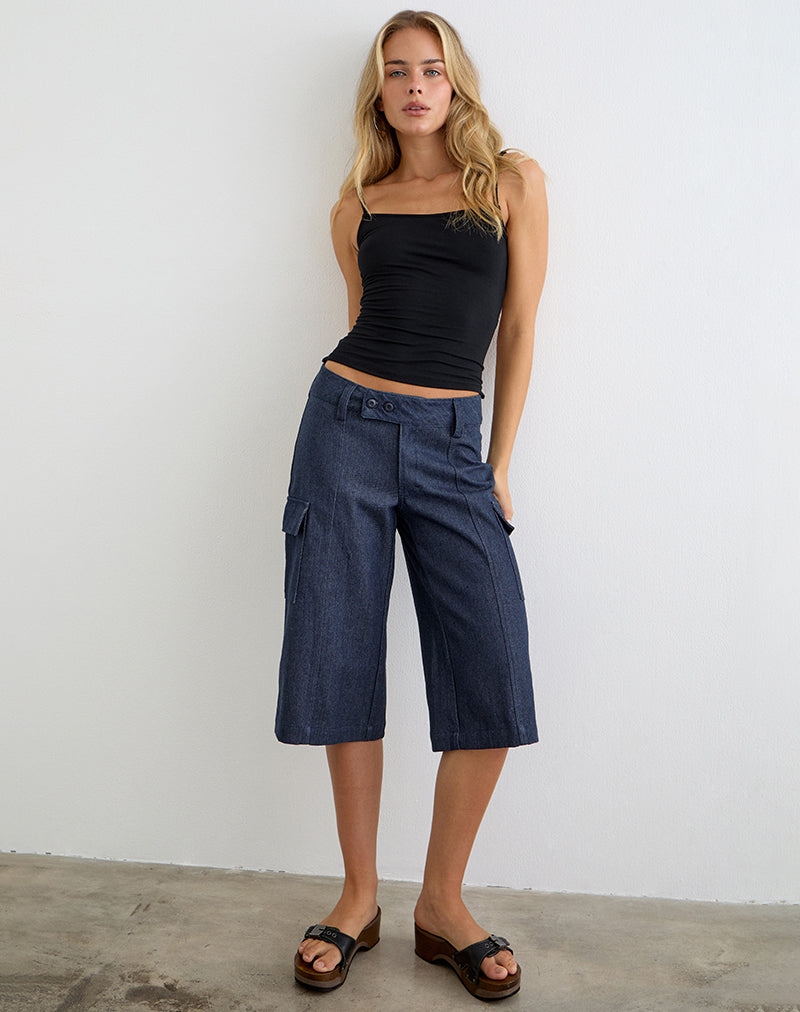 INAJA-CUTOUT-CAMI-TOP-R-JRY-BLACK-BENSEN-CAPRI-TROUSER-DNM-BLUE-25209