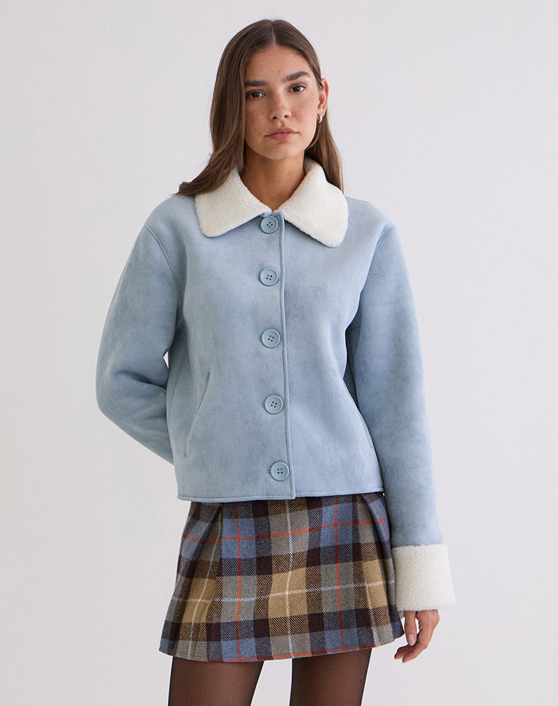 JANO-JACKET-W-BORG-FAUX-SUEDE-BLUE-24593
