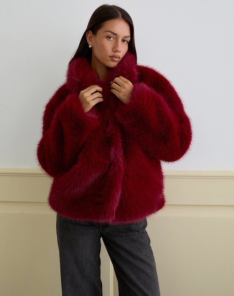 JOJI-JACKET-FAUX-FUR-CHERRY-6145