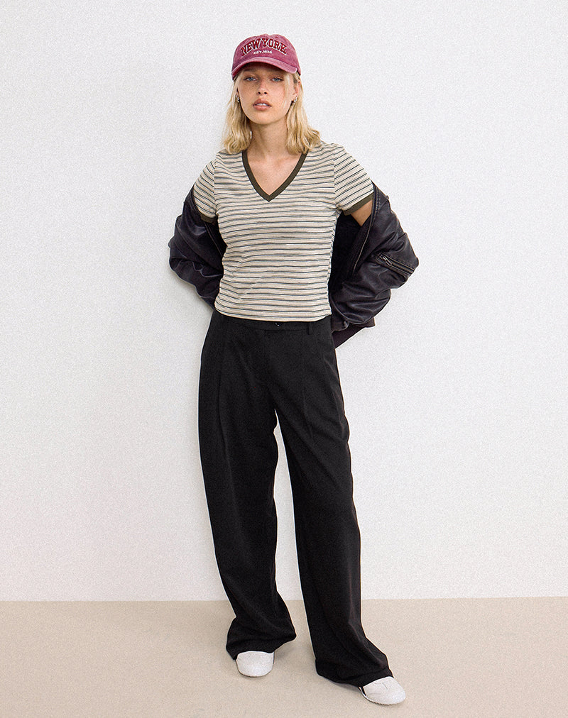 KEIKO-TOP-STRIPE-JERSEY-TONAL-BROWN-SAKIRA-OVERSIZED-TROUSER-BLACK-5