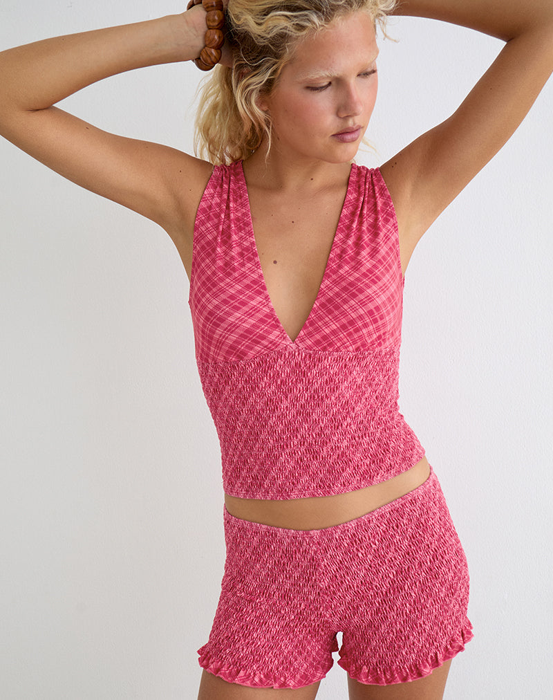 LANTIA-TOP-RITALA-SHORT-PINK-TILTED-CHECK-16155_8679cffc-3a06-4d36-83fa-fe5c607d222c