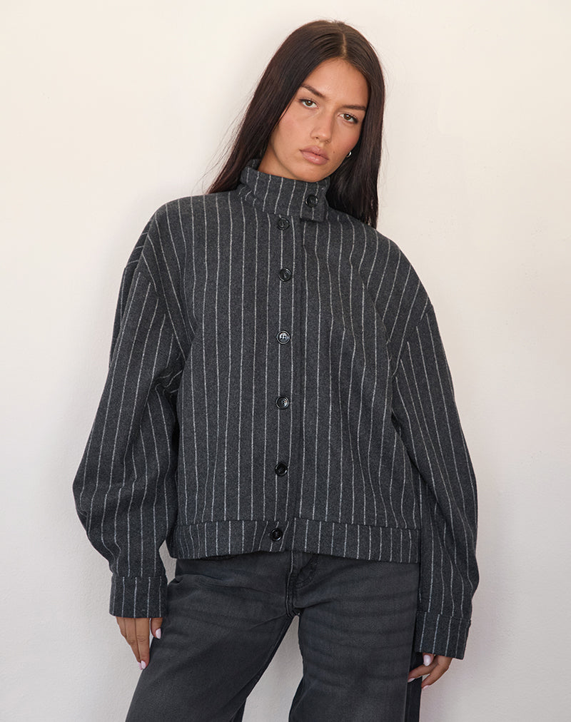LASTIKA-JACKET-PINSTRIPE-CHARCOAL25282