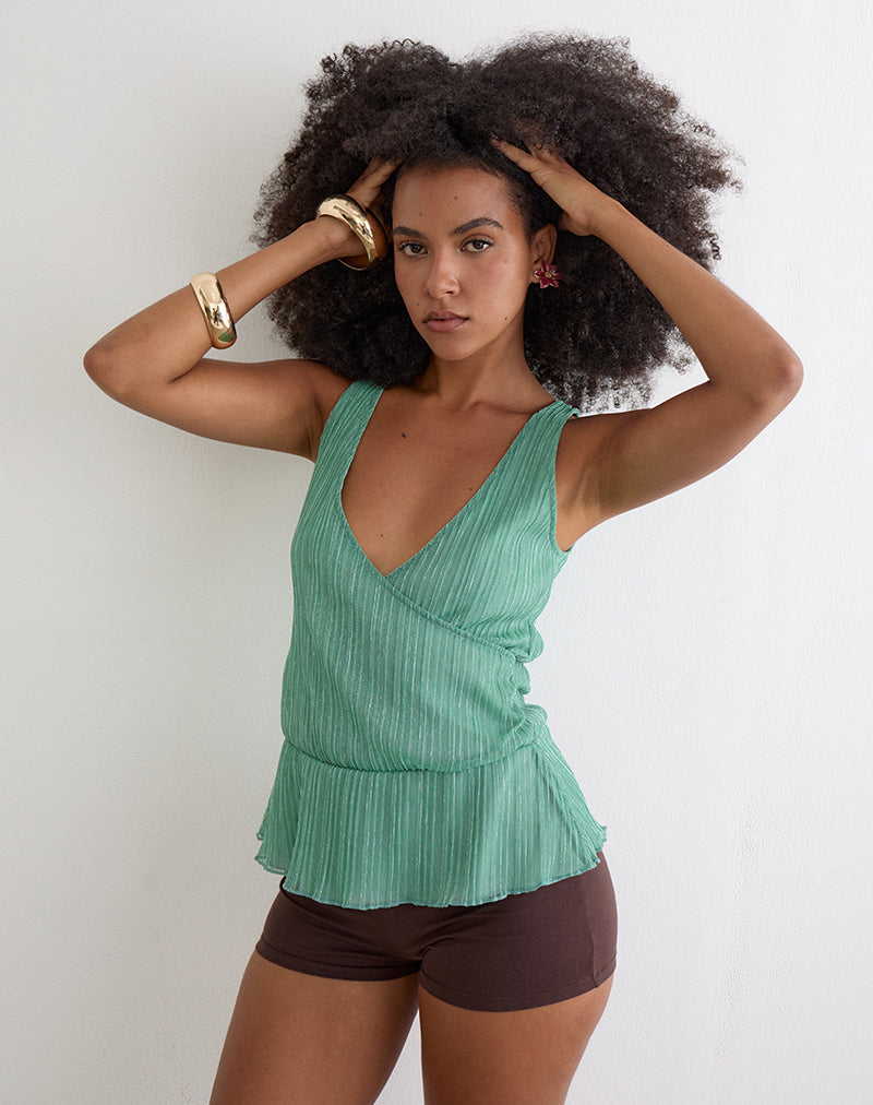 LAYU-PLUNGE-WRAP-TOP-TURQUOISE-33068