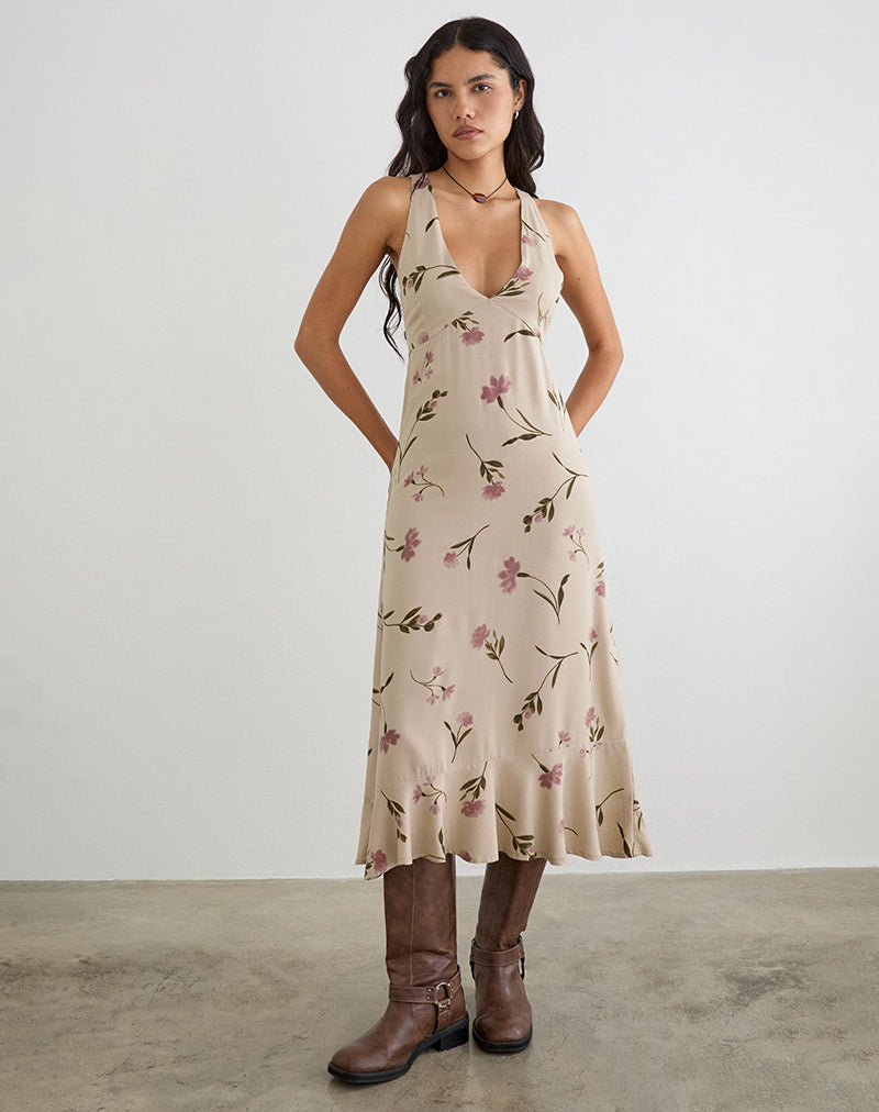 LISANDY-DRESS-BLOOM-LEAFY-TAUPE-1081