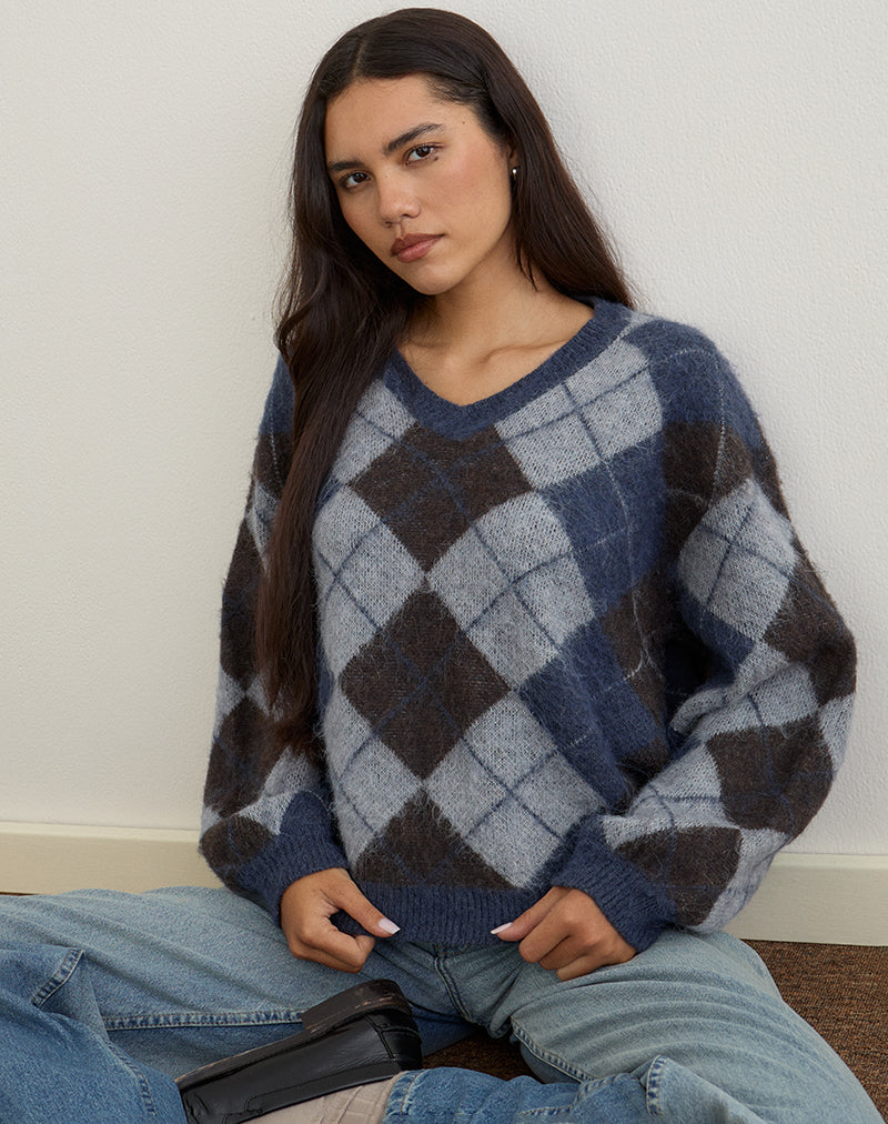 LOUNA-JUMPER-KNIT-ARGYLE-CHECK-NAVY-5322_c9b57df4-4702-4720-bda1-c0553b74611c