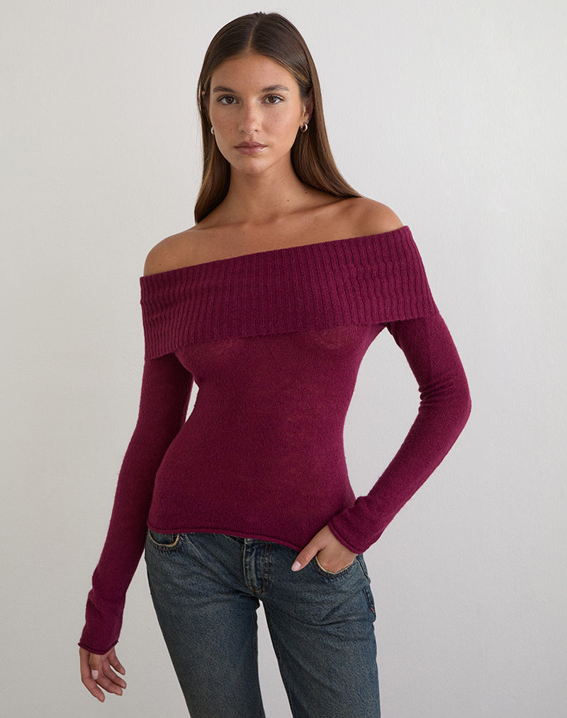 LUNE-BANDEAU-JUMPER-KNIT-WINE-23428