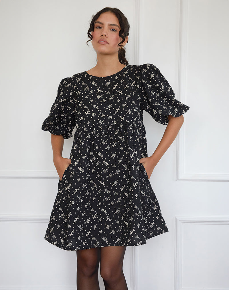 MARATE-DRESS-FLORAL-LAND-BLACK1364