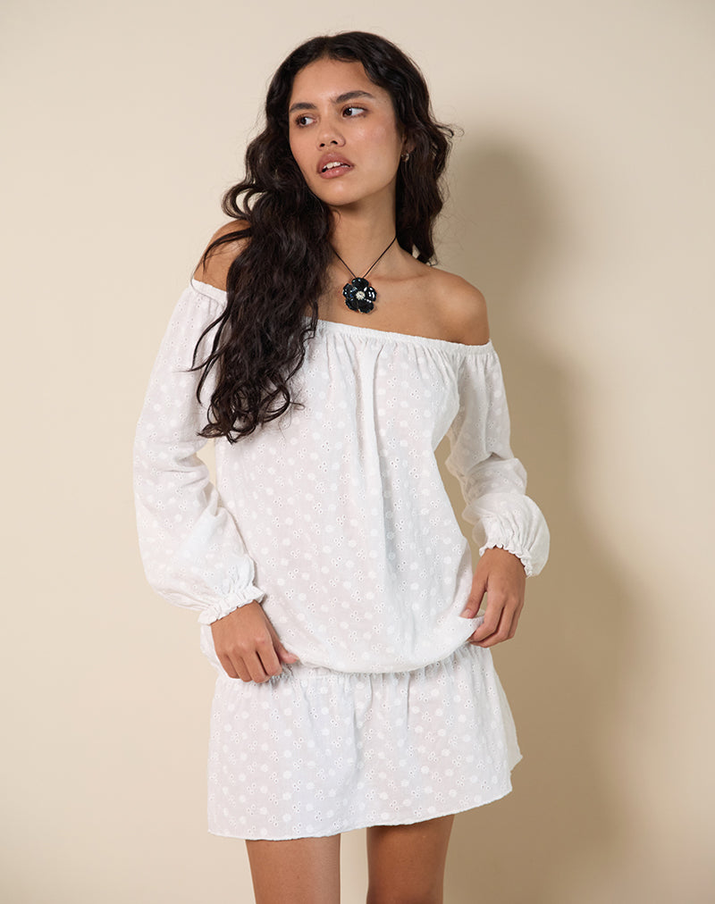 MELISANDRE-MINI-DRESS-BRODRIE-IVORY-33308