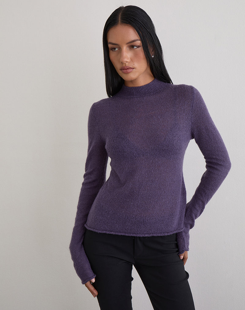MIKU-TOP-SHEER-KNIT-PURPLE-DJ046-14019