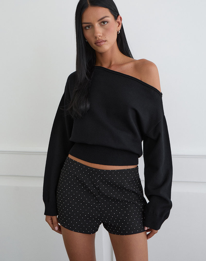 NIVRA-SHORTS-DIAMANTE-TAILORING-BLACK-reshoot-W-4210719-1