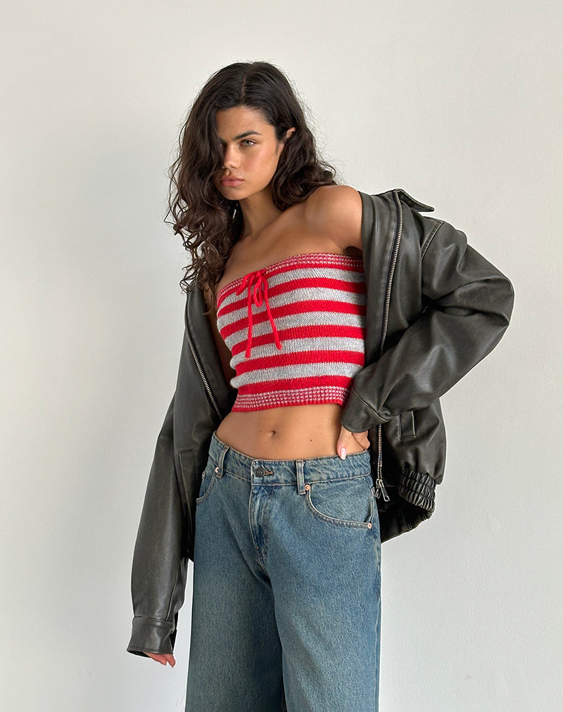 PIHLA-TUBE-TOP-RENHA-HOT-PANTS-RED-41-GREY-05-STRIPE_3966-3