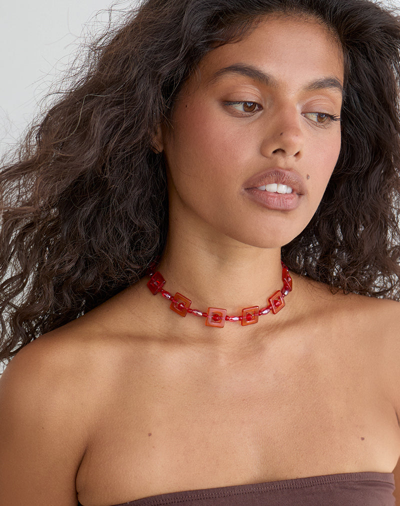 RED-PINK-SQUARE-BEAD-NECKLACE-NDL-25-21657