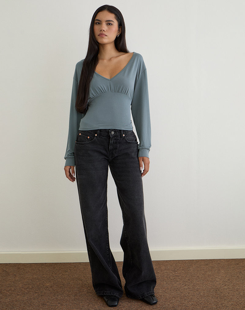 ROMARI-TOP-ASH-BLUE-SEQUIN-HOBO-BAG-SILVER-8072
