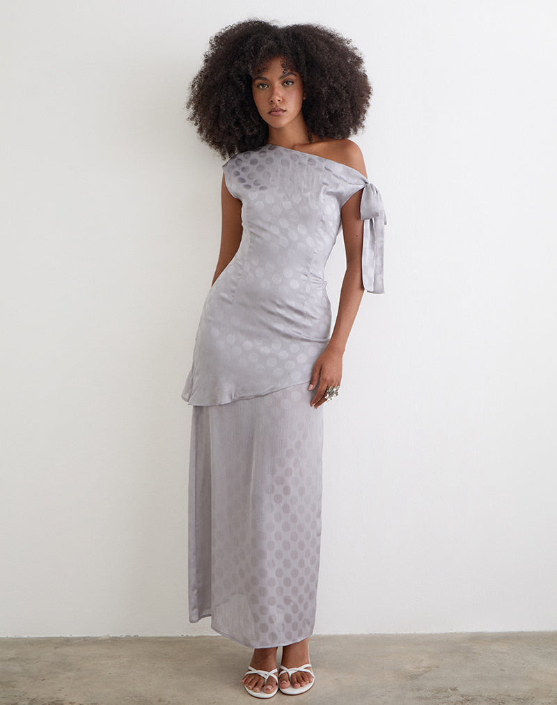 SARDIAN-DRESS-CFN-MNCHRM-SLVR-GRY-33567
