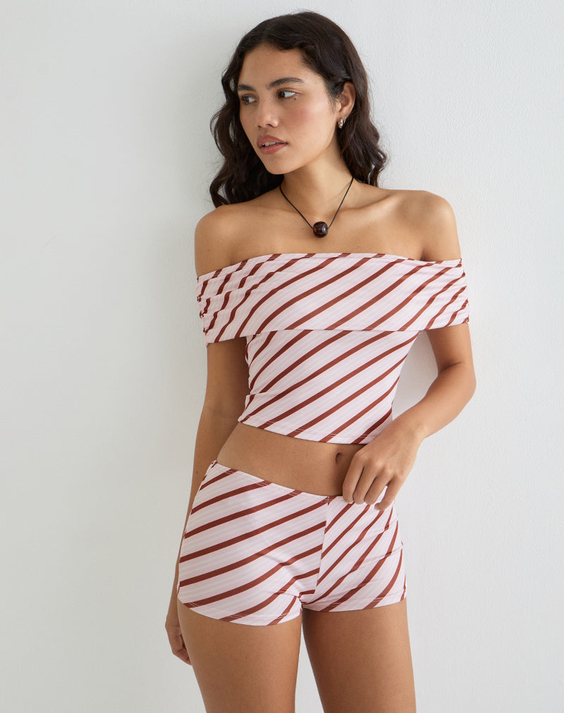 SARLA-TOP-CIANA-SHORT-DIAGONAL-STRIPE-PINK-11275-Copy