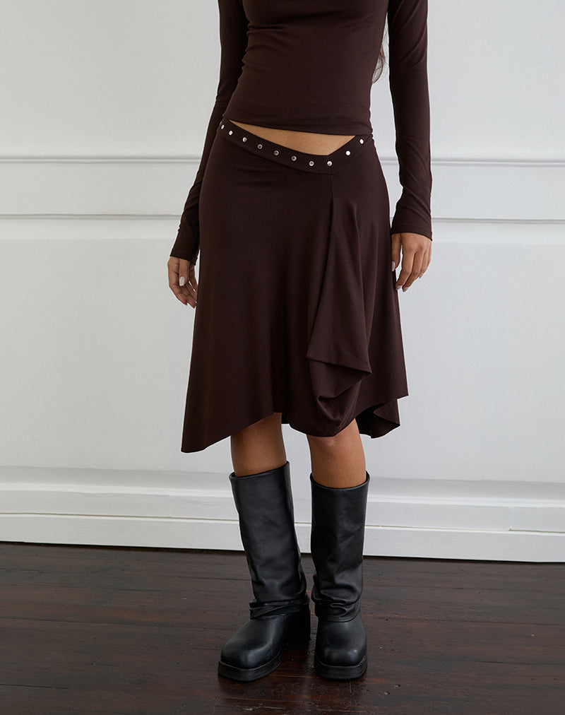 SCANIO-LS-COWL-TOP-EMERA-MIDI-SKIRT-W-STUDS-BITTER-CHOC-6407_ca291ebd-6010-496e-9dc8-ea770f2087e0