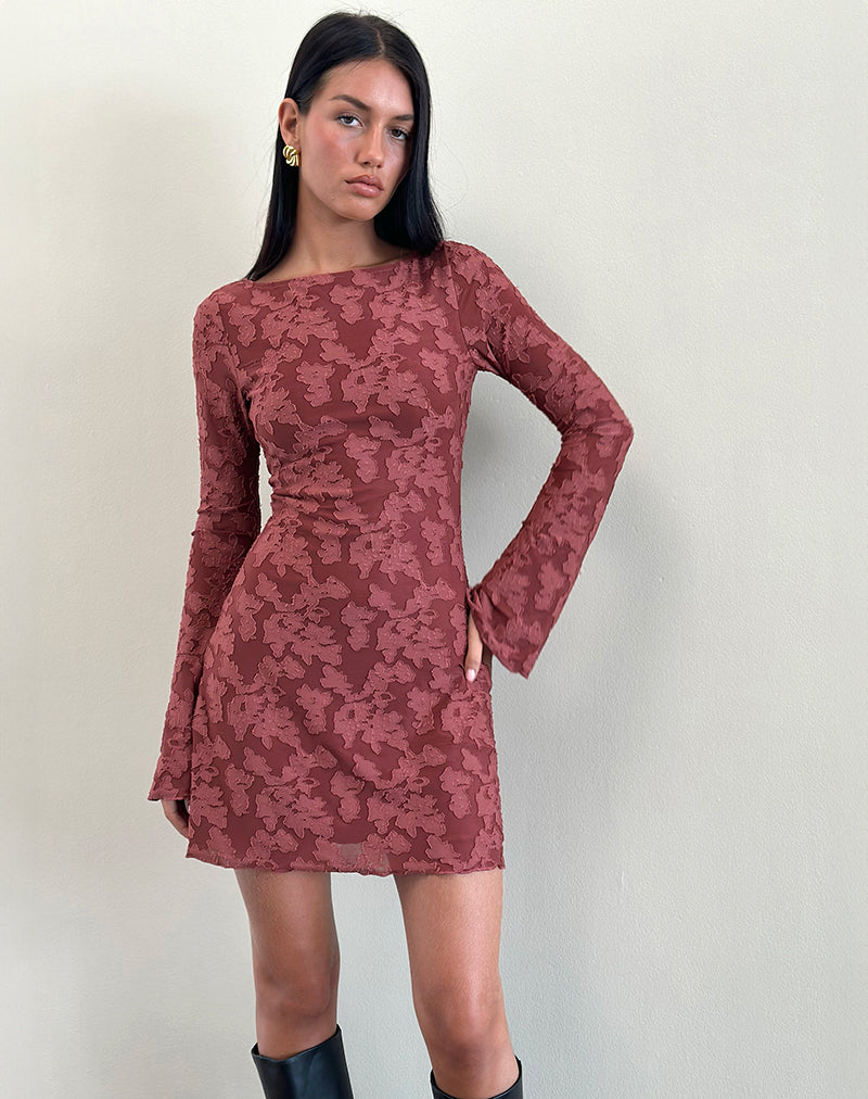 SEVILA-DRESS-BURNOUT-MESH-MAROON-11-copy