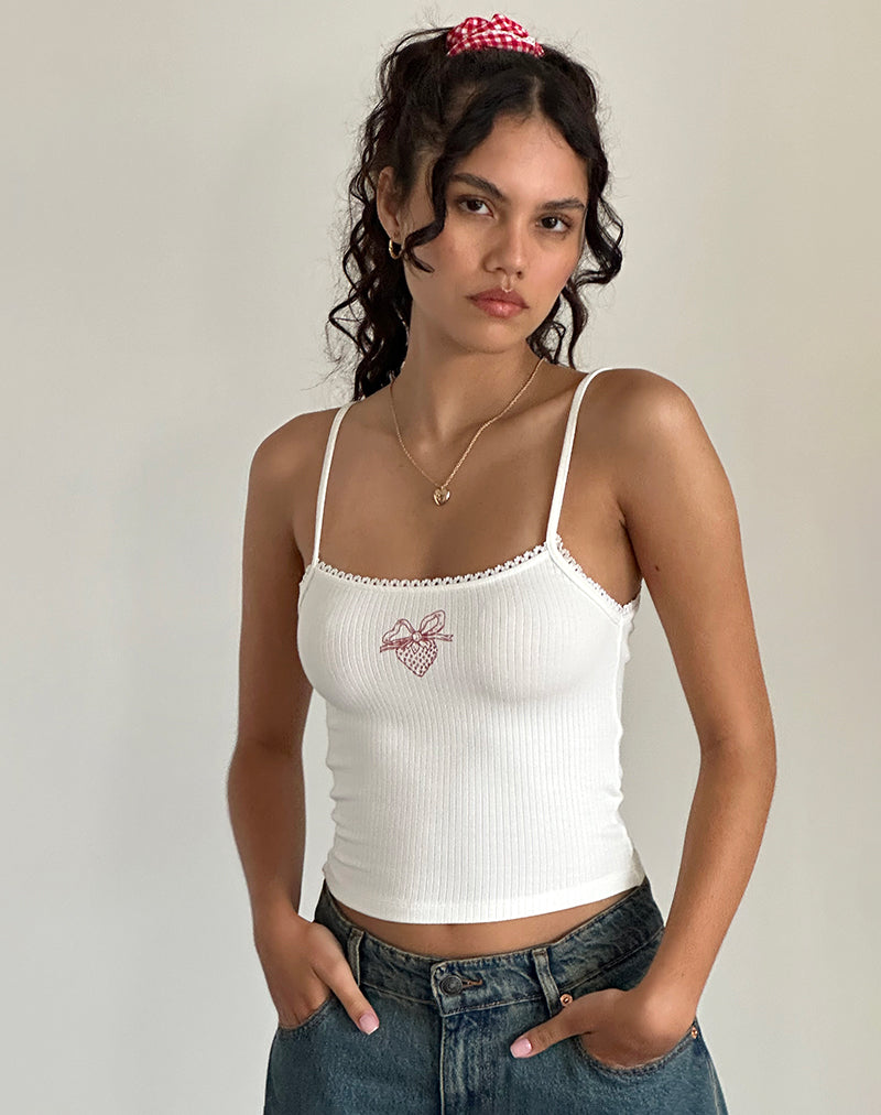 SUNA-TOP-STRAWBERRY-BOW-OFF-WHITE-SCRUNCHIES-W-LACE-RED-GINGHAM_8651