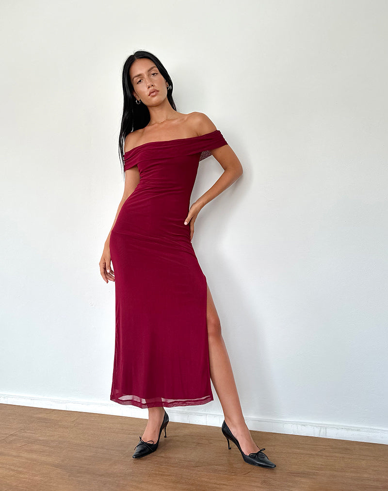 TARNA-BARDOT-DRESS-MESH-BURGUNDY_8098