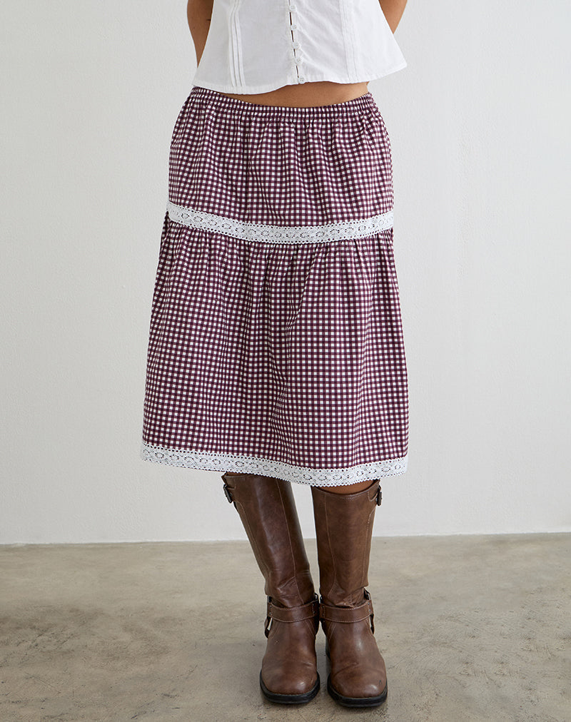 TRIXIE-SKIRT-MINI-GINGHAM-WINE-0753