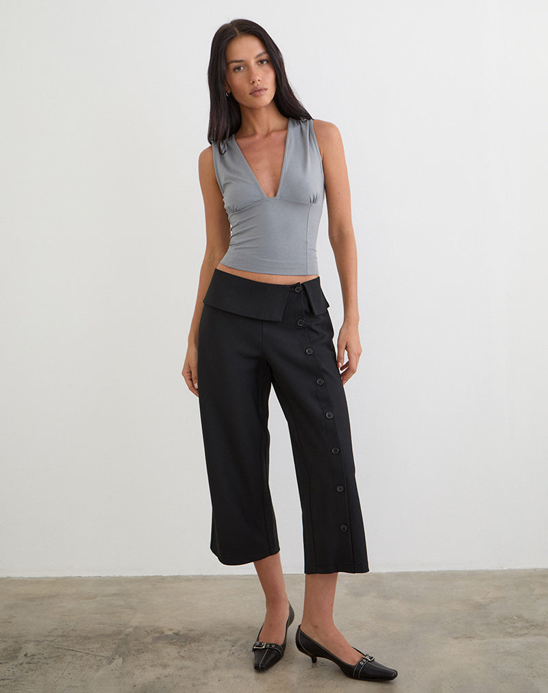 WAMARI-CAPRI-TROUSER-TAILORING-BLACK-9043