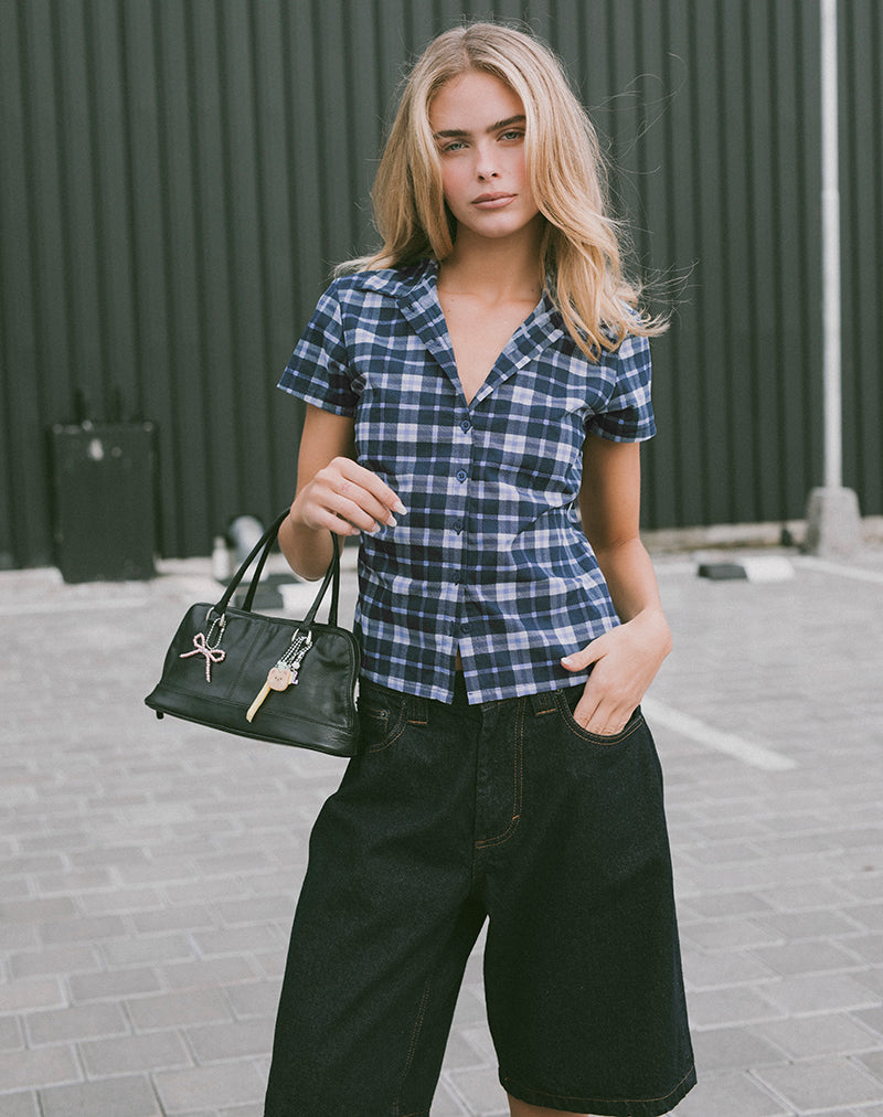 WILMAN-SHIRT-TARTAN-DARK-BLUE-WEDA8571
